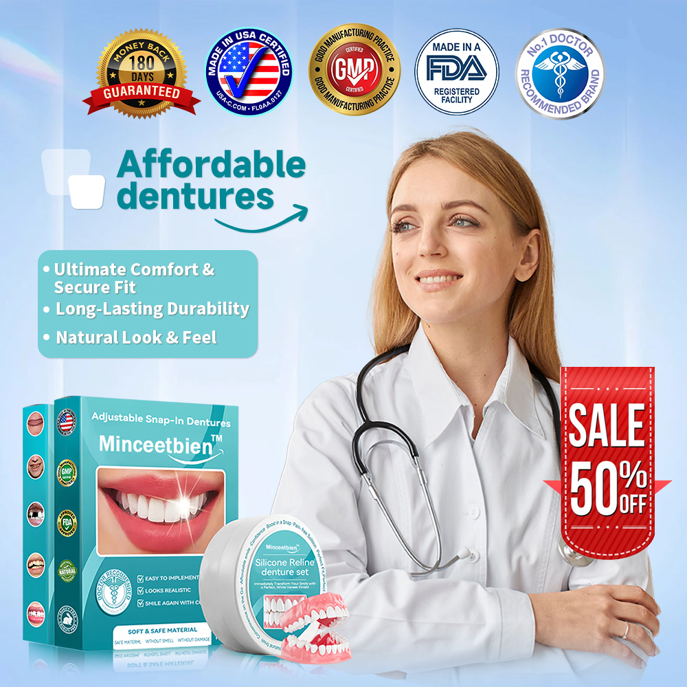 DentaLock Reline Kit - Make Your Loose Dentures Fit Like New - 50% OFF
