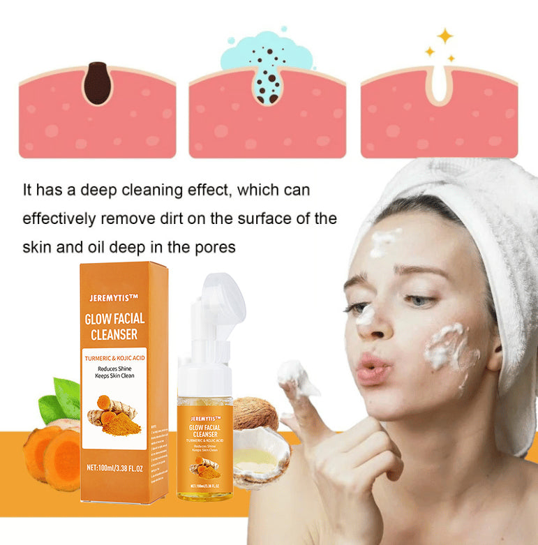 Deep Cleansing Turmeric Cleanser – Brighten, Purify & Reveal Radiant Skin - 1+1 FREE