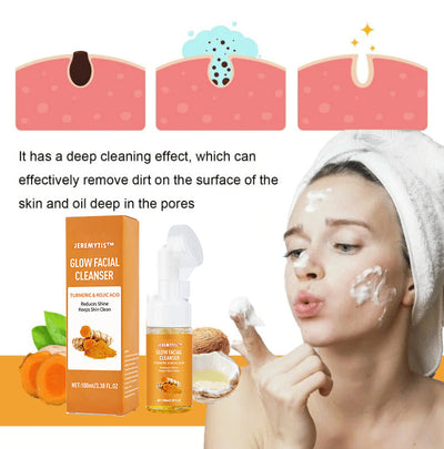 Deep Cleansing Turmeric Cleanser – Brighten, Purify & Reveal Radiant Skin - 1+1 FREE