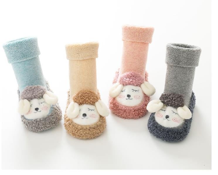 Baby Cartoon Plush Cotton Toddler Shoes – Keep Little Feet Warm, Safe & Adorable – 50% OFF