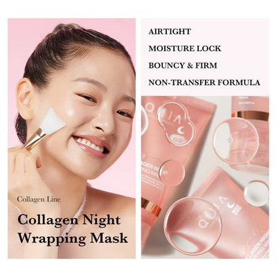 Quia Collagen Wrapping Mask - Wake Up To Glass Skin. + 50% OFF