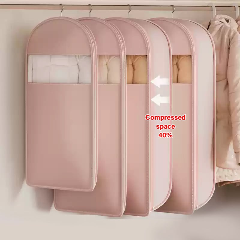 The Compress'n'Hang Garment Bag - 40% More Space, No Vacuum + 1+1 FREE