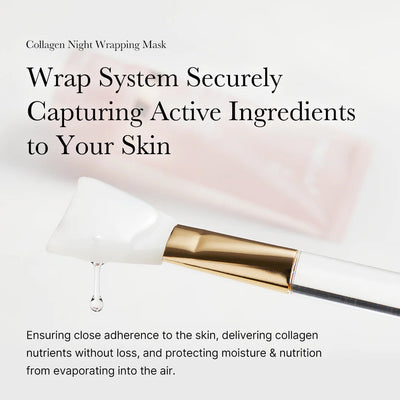 Quia Collagen Wrapping Mask - Wake Up To Glass Skin. + 50% OFF