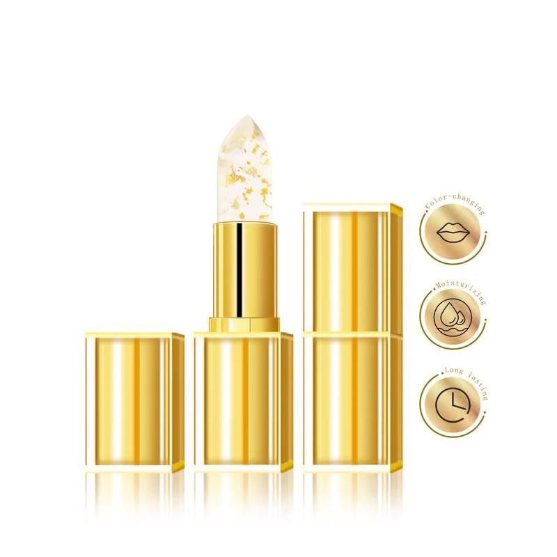 LumiGlow Crystal Tint Lipstick – 24K Gold Infused, Personalized Tint - 50% OFF