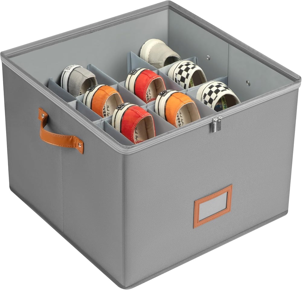 Fabric Shoe Organizer Box – Keep Your Shoes Neat, Clean & Dust-Free – 50% OFF