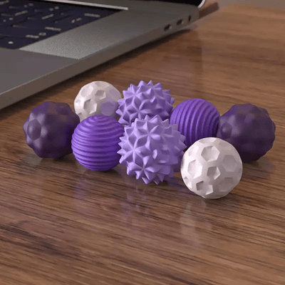MagZen Orbs Magnetic Sensory Fidget Ball Set - Stress Relief Toy for Adults & Kids - 50% OFF