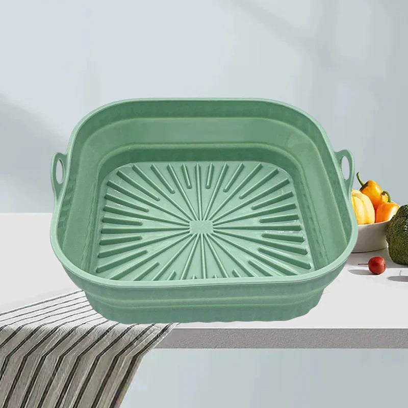 The AirCrisp Silicone Pan - Never Scrub Your Air Fryer Again - 1+1 FREE