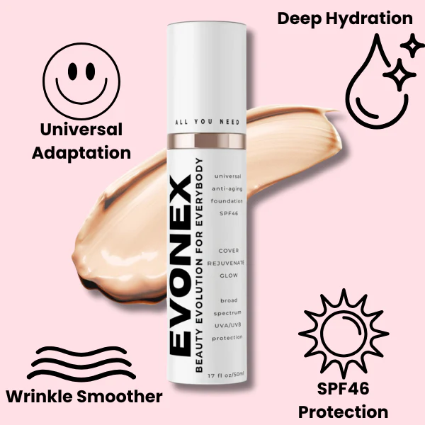 Evonex Age Defy Foundation - A Youthful Look, Instantly + 50% OFF