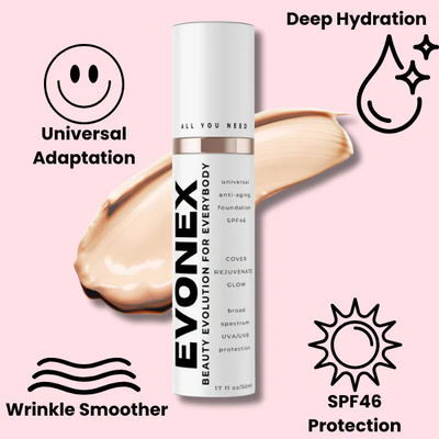 Evonex Age Defy Foundation - A Youthful Look, Instantly + 50% OFF