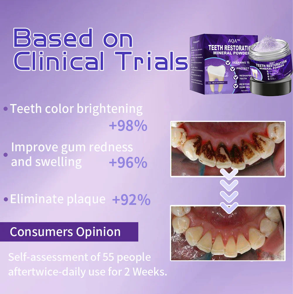 Bio-Restore Powder - Rebuild Your Teeth Naturally. + 50% OFF