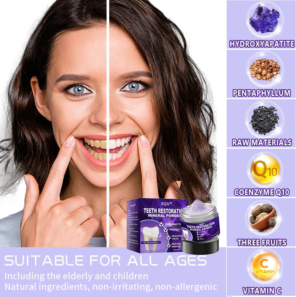 Bio-Restore Powder - Rebuild Your Teeth Naturally. + 50% OFF