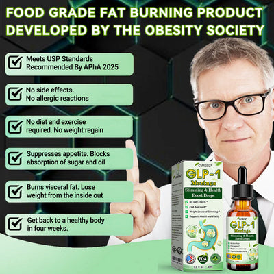 GLP-1 Slimming & Health Boost Drops – Natural Weight Management - 50% OFF