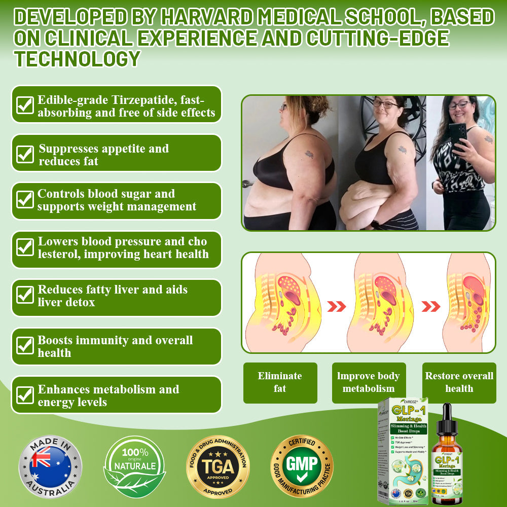 GLP-1 Slimming & Health Boost Drops – Natural Weight Management - 50% OFF