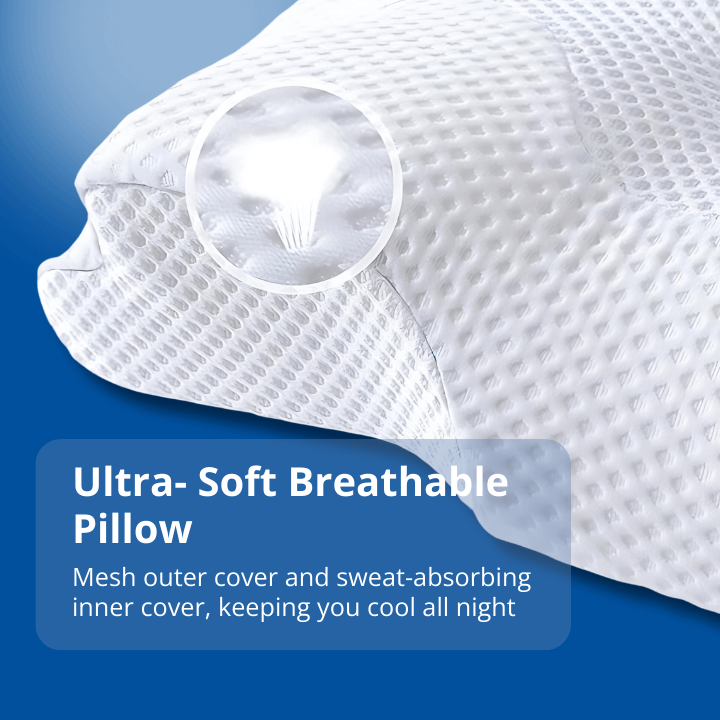 Restora Neck Pillow - The End of Neck Pain & Snoring + 50% OFF