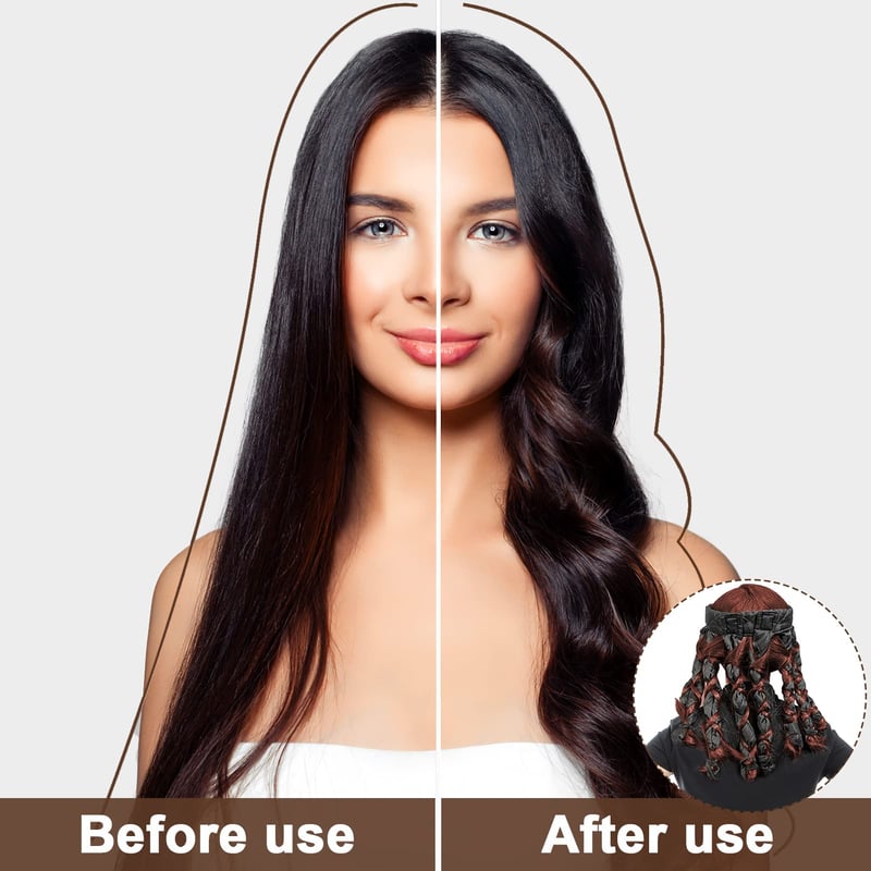 CurlEase Heatless Styler – Your Gentle Wave Weaver - 1+1 FREE
