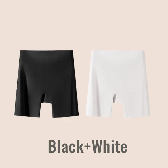 Women’s High-Waist Ice Silk Underwear – Tummy Control & Hip Lifting Comfort – 1+1 FREE