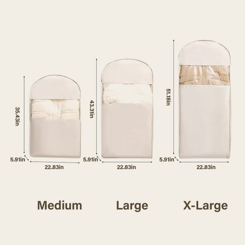 The Compress'n'Hang Garment Bag - 40% More Space, No Vacuum + 1+1 FREE