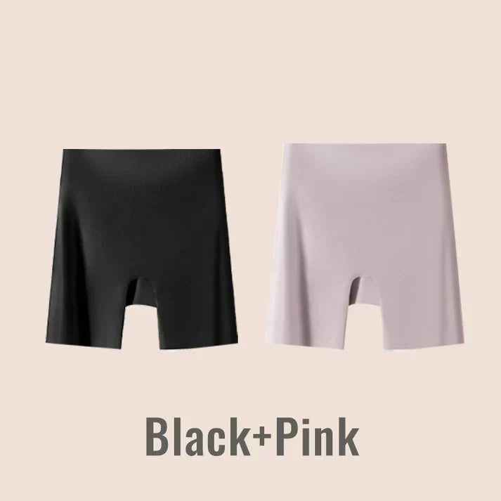 Women’s High-Waist Ice Silk Underwear – Tummy Control & Hip Lifting Comfort – 1+1 FREE
