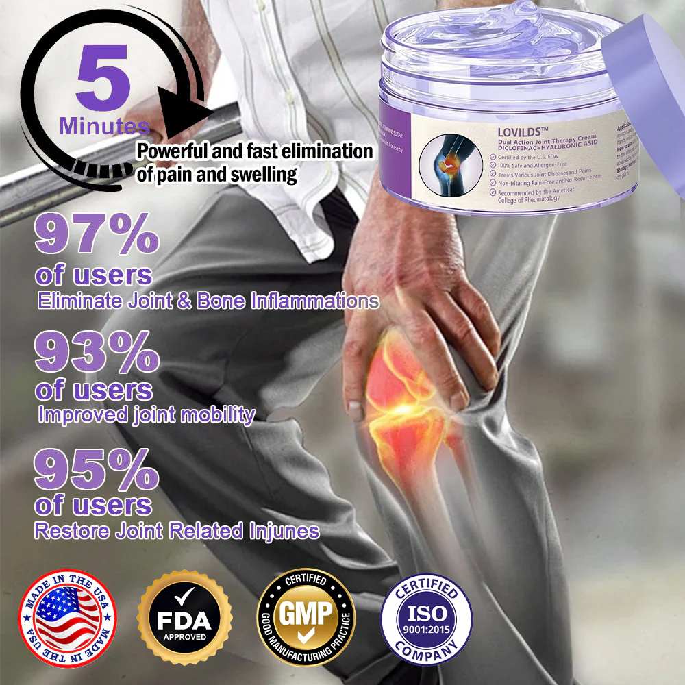 The Dual-Action Relief Cream - Pain-Free in 5 Minutes + 50% OFF