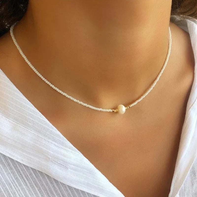 Freshwater Pearl Necklace – Handmade Elegance for Every Occasion - 50% OFF