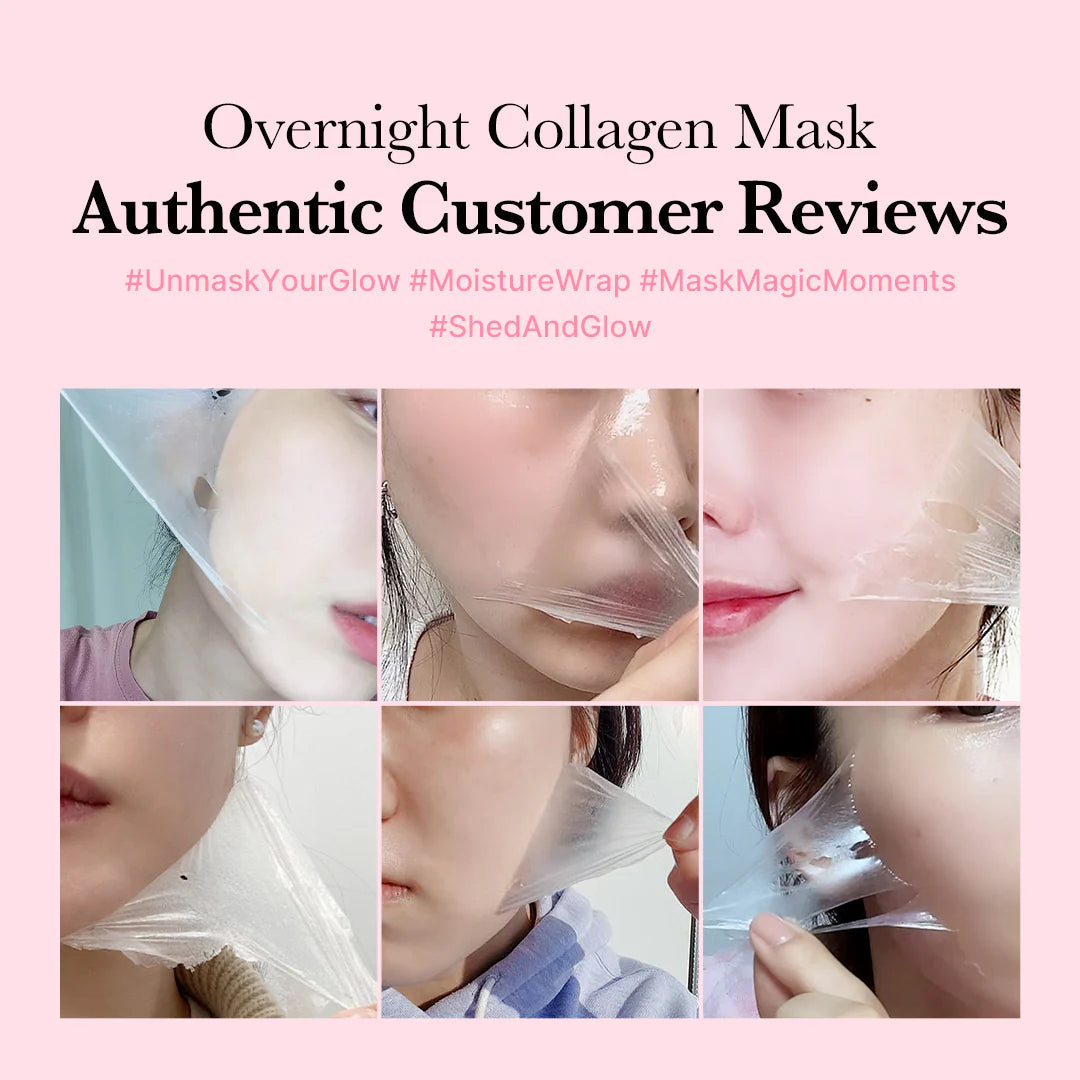 Quia Collagen Wrapping Mask - Wake Up To Glass Skin. + 50% OFF