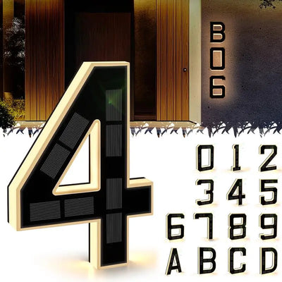 The SolarGlow Address Sign - Be Seen, Be Safe +50% OFF