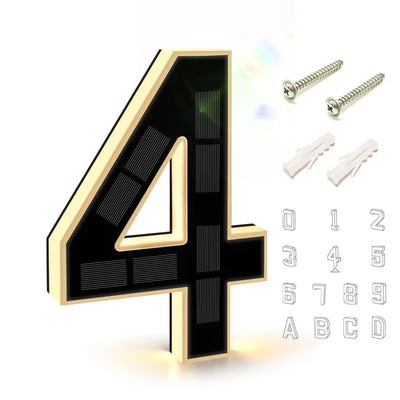 The SolarGlow Address Sign - Be Seen, Be Safe +50% OFF