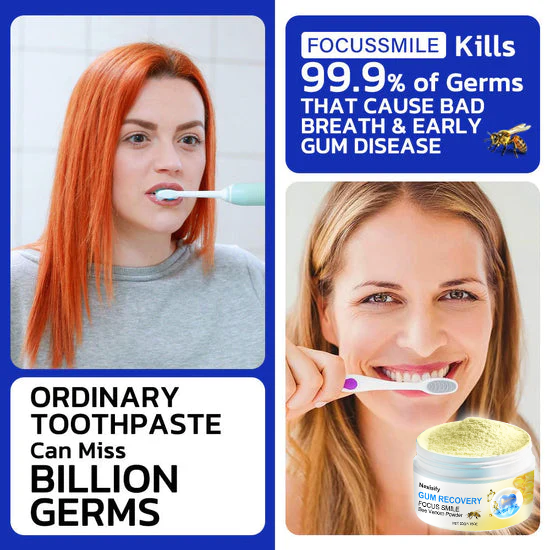 Nexisify  Focussmile Powder - Stronger Teeth & Gums + 50% OFF