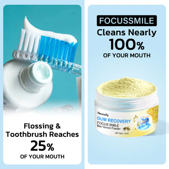 Nexisify  Focussmile Powder - Stronger Teeth & Gums + 50% OFF