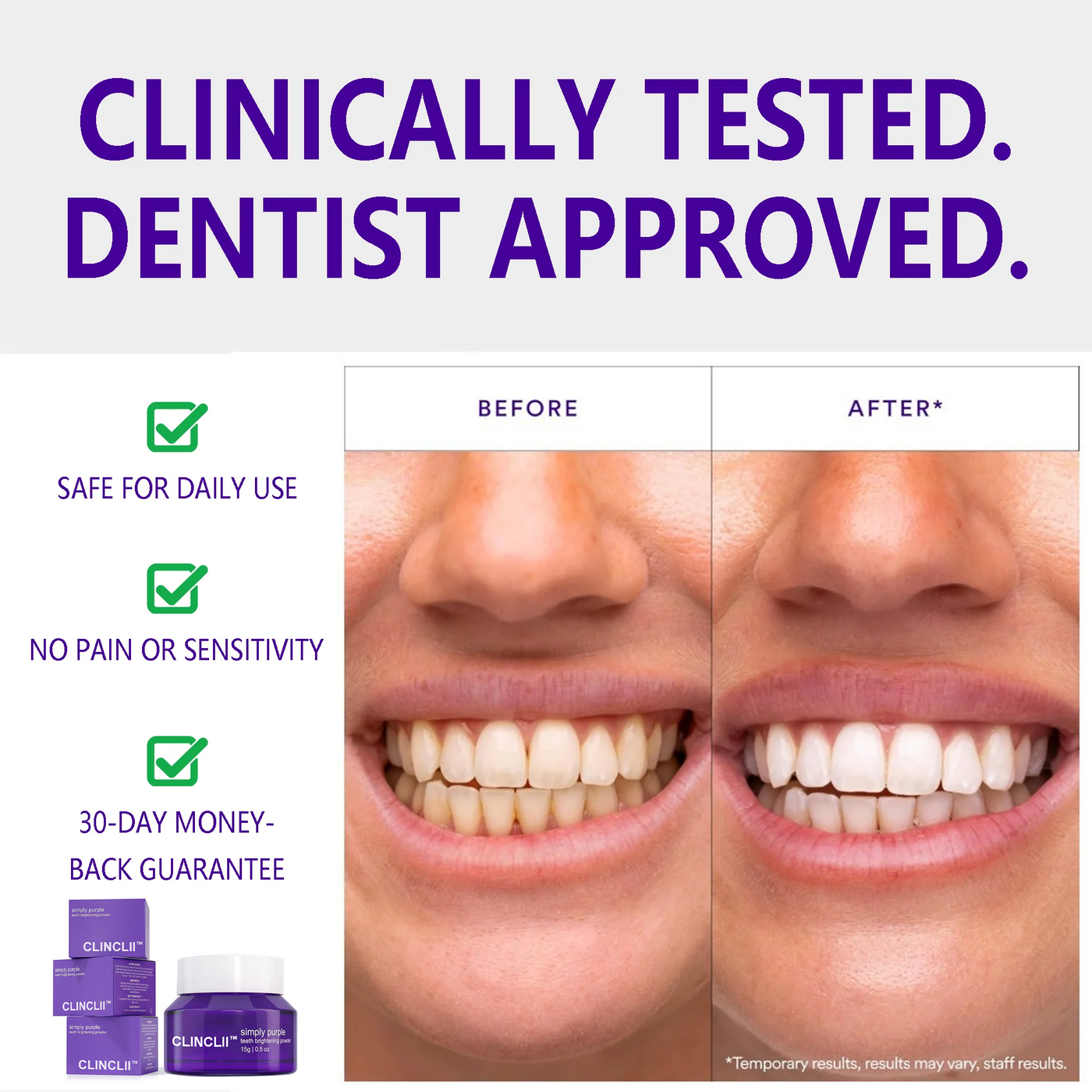 The Natural White Powder - Whiten Without the Pain + 50% OFF