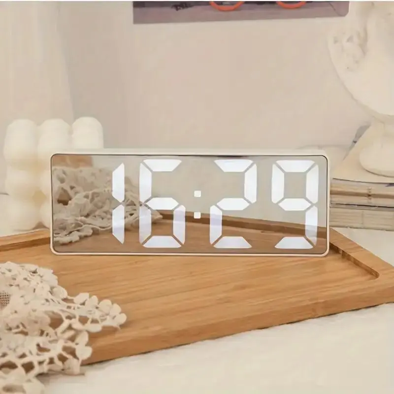 The AuraGlow Mirror Clock - Sleek Style, Easy Life + 50% OFF
