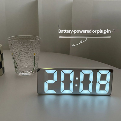 The AuraGlow Mirror Clock - Sleek Style, Easy Life + 50% OFF
