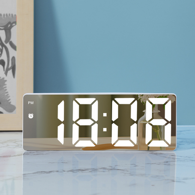 The AuraGlow Mirror Clock - Sleek Style, Easy Life + 50% OFF