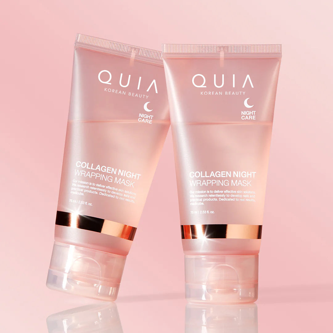 Quia Collagen Wrapping Mask - Wake Up To Glass Skin. + 50% OFF