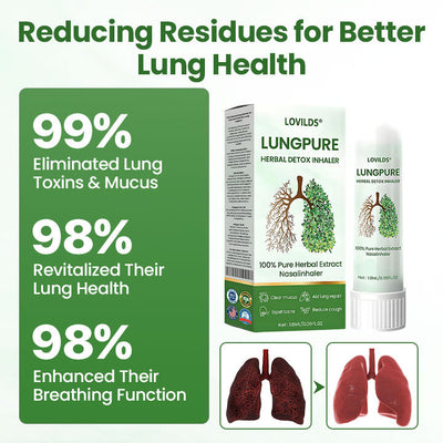 LungPure Herbal Inhaler - Detox & Breathe Freely + 50% OFF