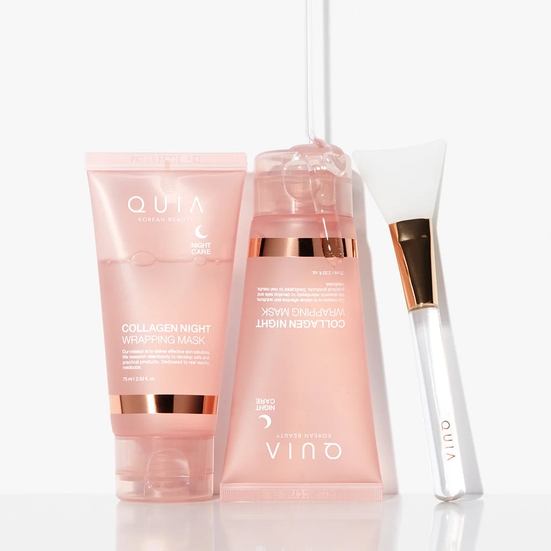 Quia Collagen Wrapping Mask - Wake Up To Glass Skin. + 50% OFF
