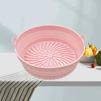 The AirCrisp Silicone Pan - Never Scrub Your Air Fryer Again - 1+1 FREE