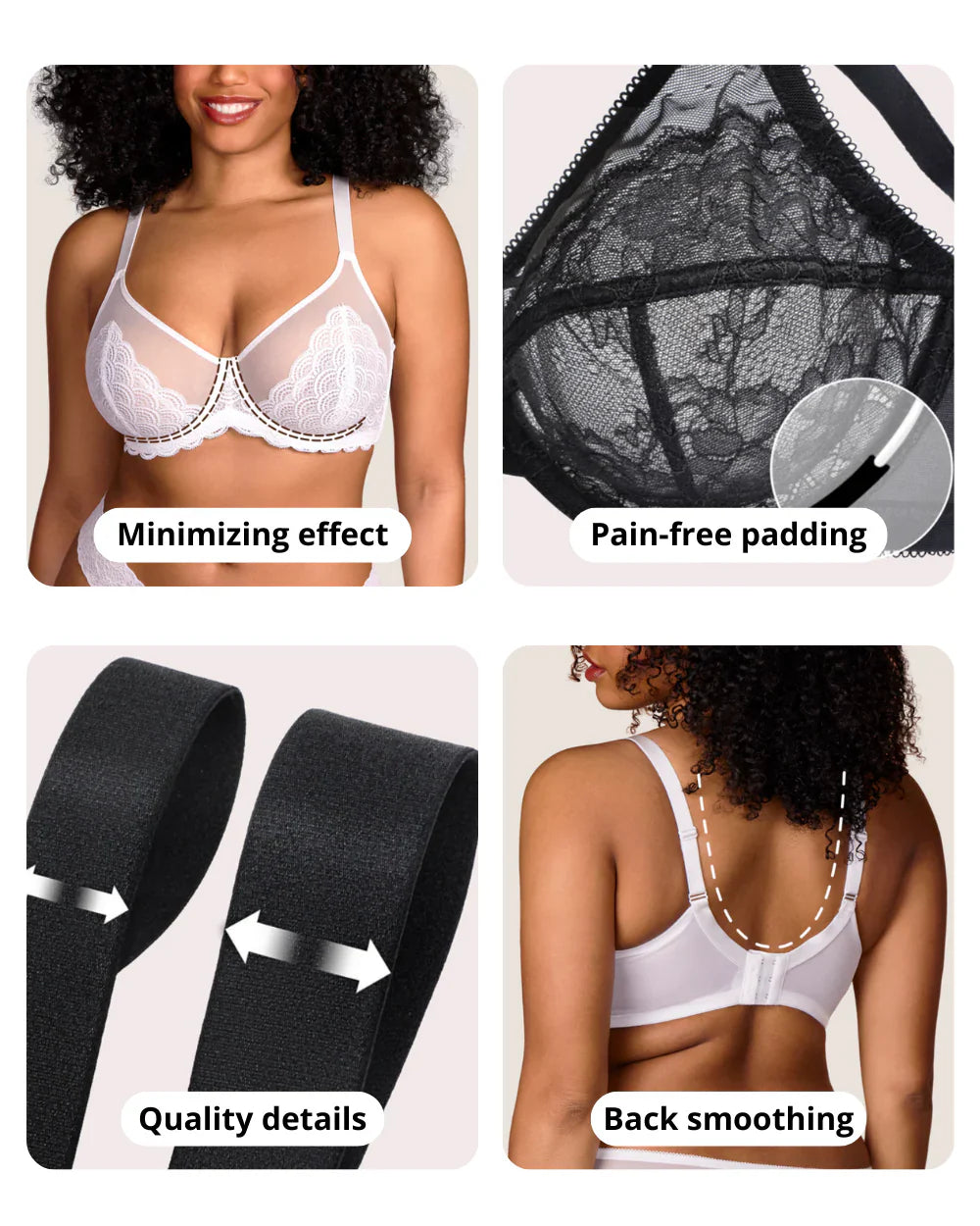 Minimizer Bra - A Slimmer, Elegant Silhouette. + 50% OFF