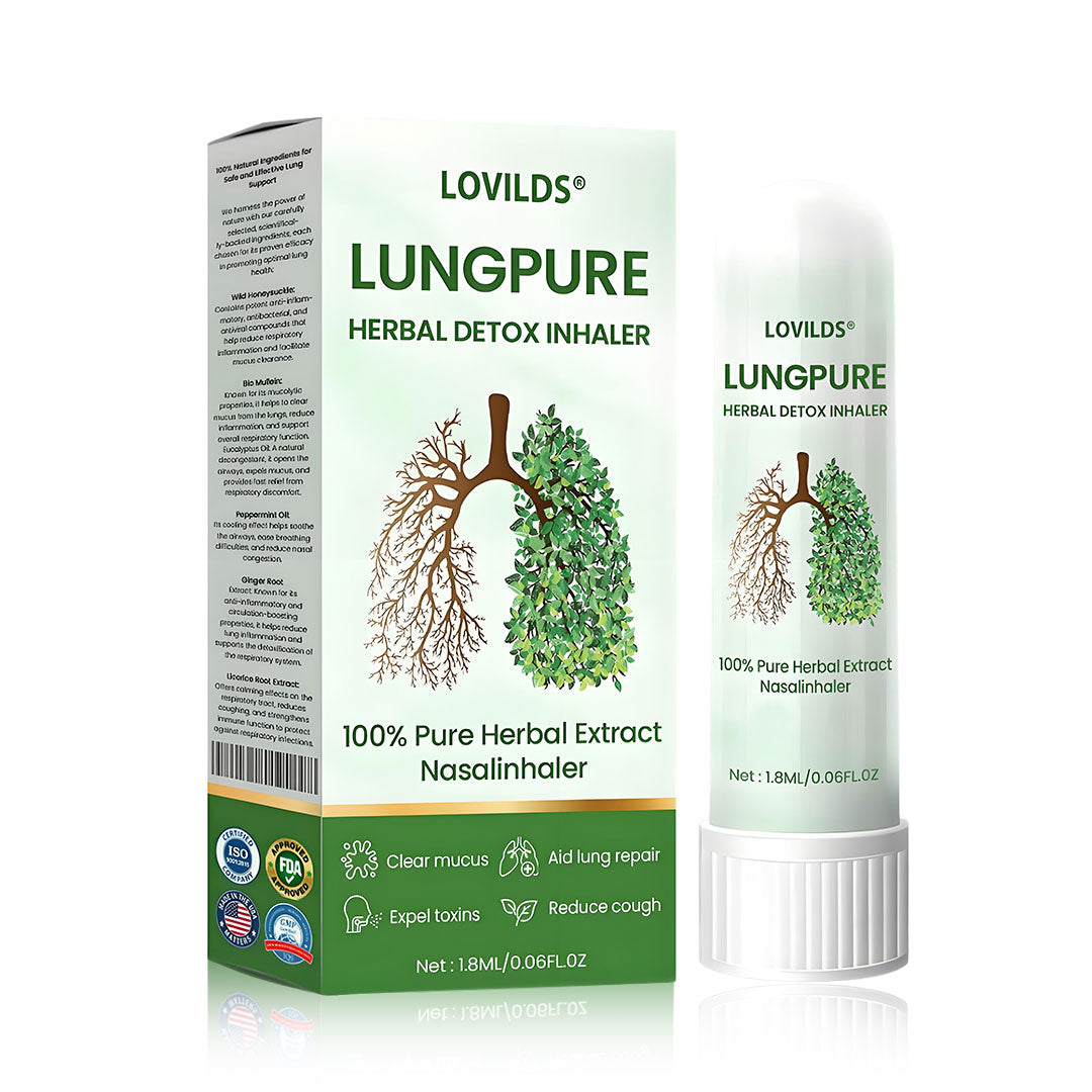 LungPure Herbal Inhaler - Detox & Breathe Freely + 50% OFF