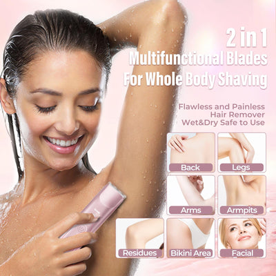 The 2-in-1 Precision Shaver - A Flawless Shave, No Irritation - 50% OFF