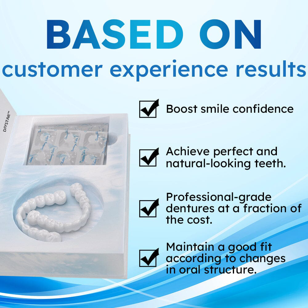 Moldable Dentures – Natural-Looking Smile Pain-Free Wear - 1+1 FREE