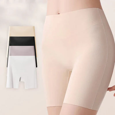 Women’s High-Waist Ice Silk Underwear – Tummy Control & Hip Lifting Comfort – 1+1 FREE
