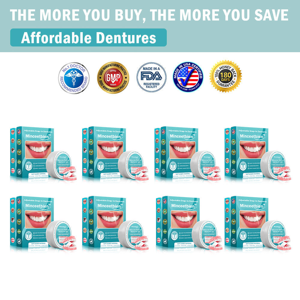 DentaLock Reline Kit - Make Your Loose Dentures Fit Like New - 50% OFF
