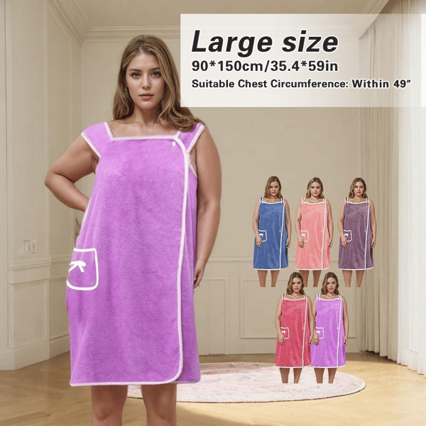The ComfortWrap - Secure, Hands-Free Luxury After Every Shower - 50% OFF