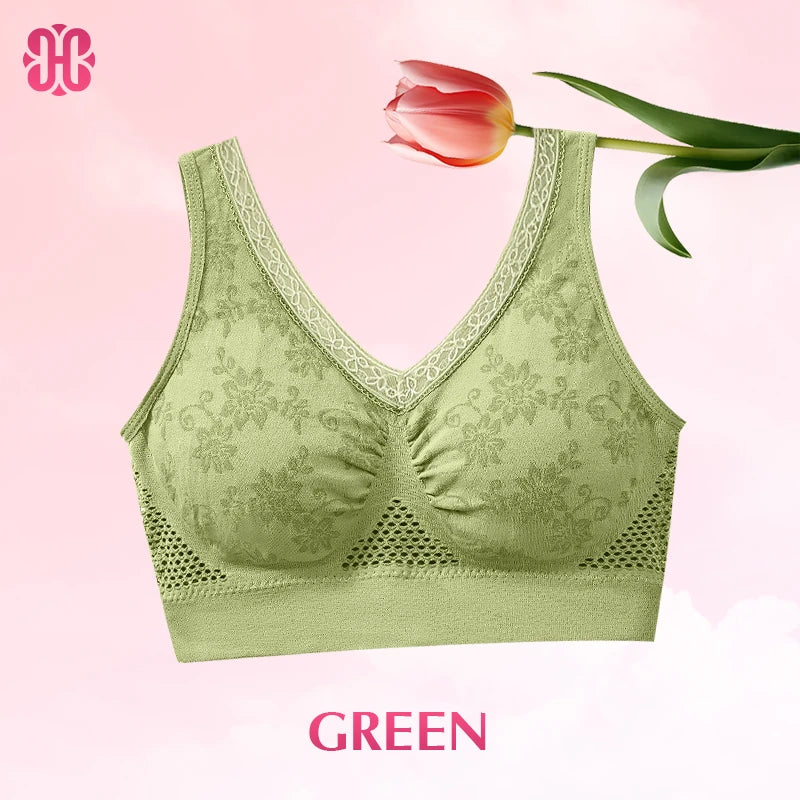 AuraForm Cotton Lift Bra – Natural Comfort, Effortless Support - 1+1 FREE