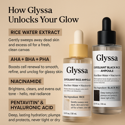 The Glyssa Rice Peel Duo - Your At-Home Glass Skin Facial + 50% OFF