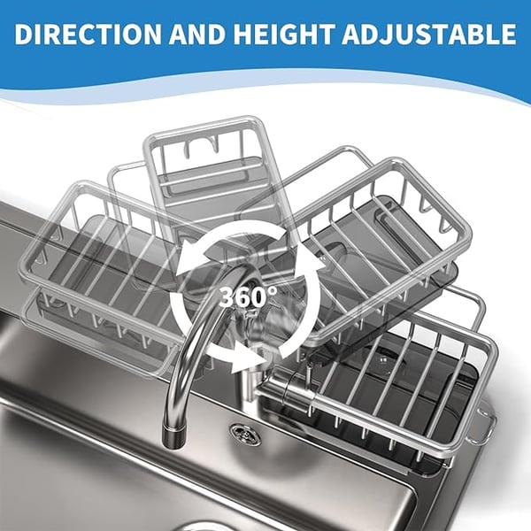 FaucetCaddy - A Clutter-Free Sink Instantly - 50% OFF TODAY