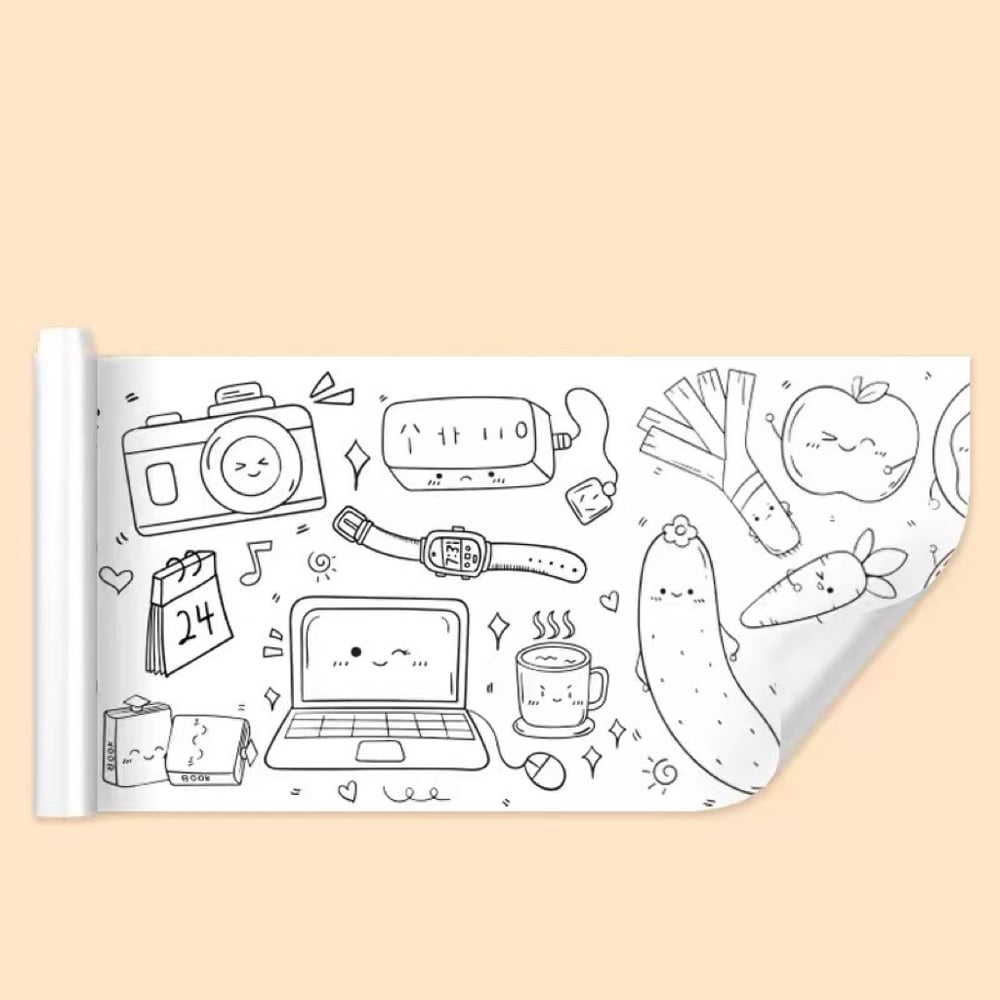 The WonderWall Drawing Roll - Screen-Free Fun, Mess-Free Walls + 50% OFF