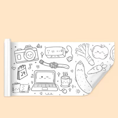 The WonderWall Drawing Roll - Screen-Free Fun, Mess-Free Walls + 50% OFF