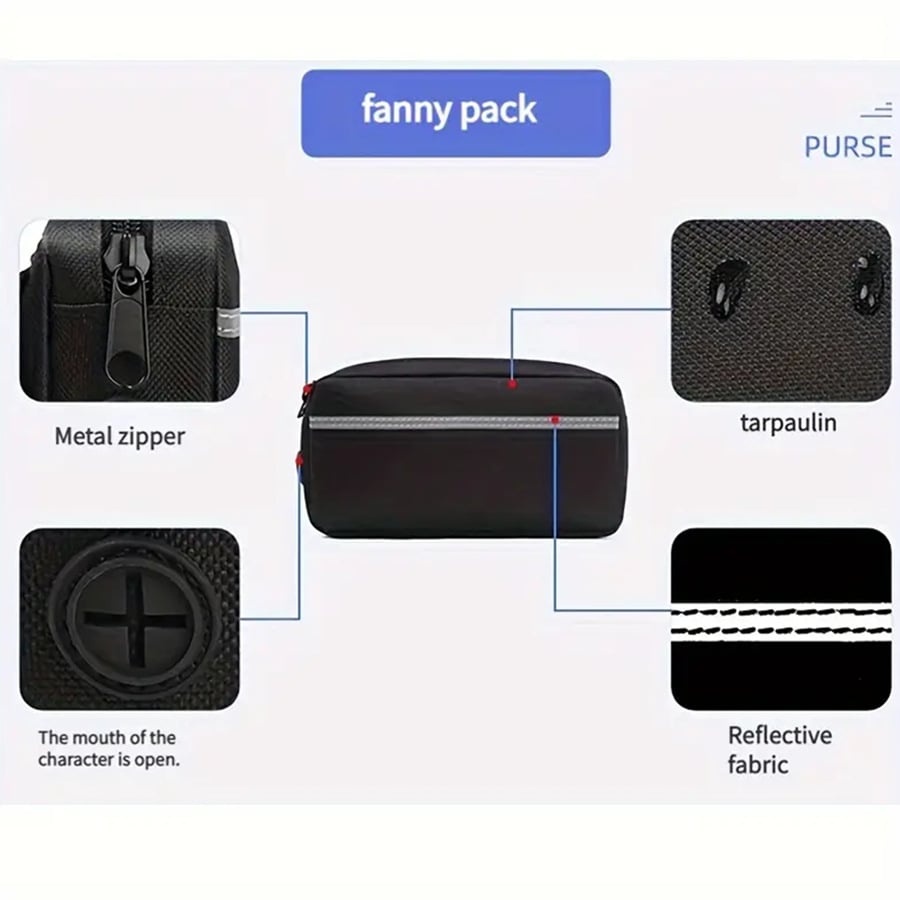 Hands-Free Dog Leash with Zipper Pouch - Shock-Absorbing Bungee & Adjustable Waist Belt - 50% OFF